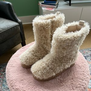 Fuzzy Zara Boots, Size 7.5/38